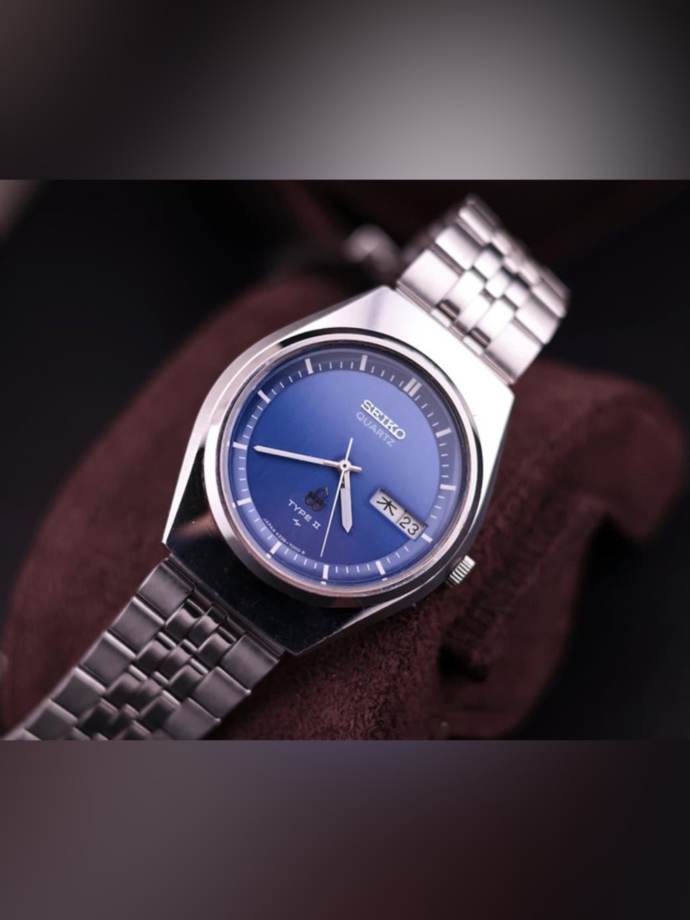 Vintage 1977 Seiko Quartz Type II 4336-7000 Men’s Watch - English-Kanji Day/Date